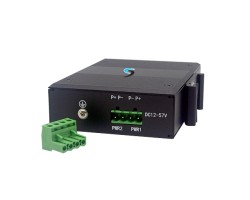 Gigabit Industrial Fiber PoE Switch 1X4 Port 20KM