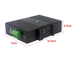 Industrial Switch 2.5G 8 Port + 10G SFP Port Uplink