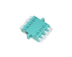 ตัวต่อหัวไฟเบอร์ LC-LC (UPC) Quad MM OM3