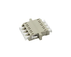 ตัวต่อหัวไฟเบอร์ LC-LC (UPC) Quad MM OM1, OM2