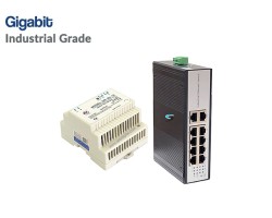 Gigabit Industrial Switch HUB 10 LAN (Full)