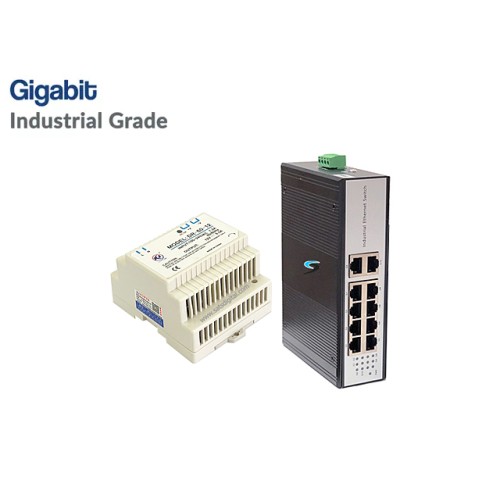 Gigabit Industrial Switch HUB 10 LAN (Full)