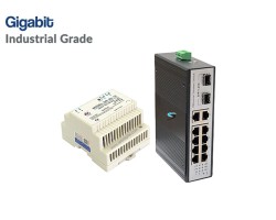 Gigabit IND Switch HUB 10 LAN + 2SFP (Full)