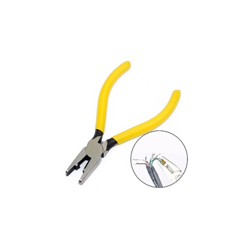 คีมบีบเม็ดเชื่อมสายแลน สายโทรศัพท์ รุ่น ST-105C