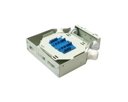 DIN Rail Terminal Box Duplex Indoor 6 Core ไม่รวมตัวต่อ