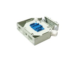 DIN Rail Terminal Box Duplex Indoor 12 Core ไม่รวมตัวต่อ