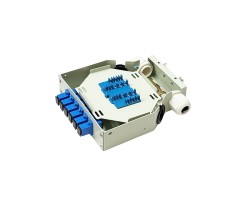 DIN Rail Terminal Box SC/UPC Indoor 6 Core