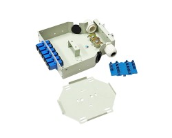 DIN Rail Terminal Box SC/UPC Indoor 6 Core