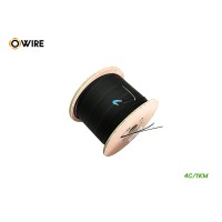 สายไฟเบอร์ออฟติก SM 4 CORE FRP, LSZH Flat Type (1KM)