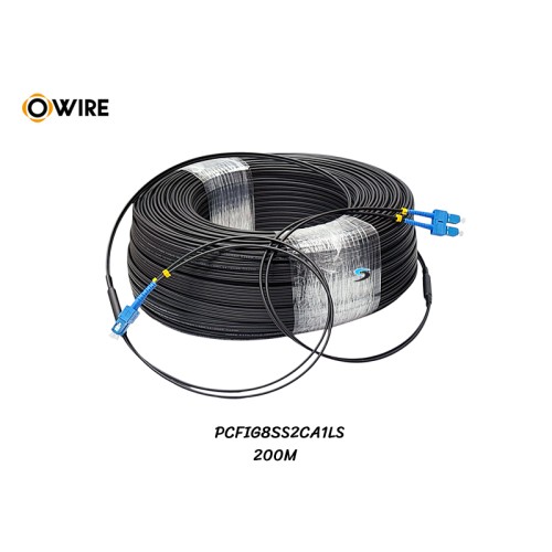 FTTH SM FIG8 Armored 2C เข้าหัว SC/UPC (200M) FTTH SM FIG8 Armored 2C เข้าหัว SC/UPC (200M)