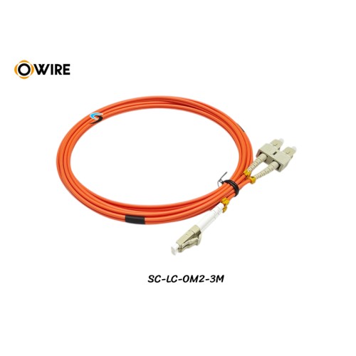 Patch Cord SC-LC MM OM2 Duplex ยาว 3 เมตร