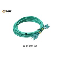 Patch Cord SC-SC MM OM3 Duplex ยาว 10 เมตร