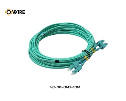 Patch Cord SC-SC MM OM3 Duplex ยาว 10 เมตร