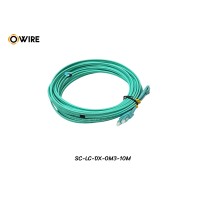 Patch Cord SC-LC MM OM3 Duplex ยาว 10 เมตร Patch Cord SC-LC MM OM3 Duplex ยาว 10 เมตร
