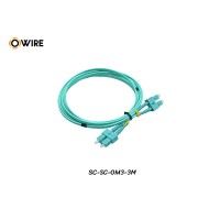 Patch Cord SC-SC MM OM3 Duplex ยาว 3 เมตร