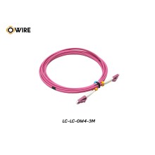 Patch Cord LC-LC MM OM4 Duplex ยาว 3 เมตร