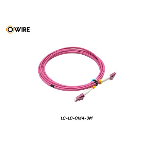 Patch Cord LC-LC MM OM4 Duplex ยาว 3 เมตร