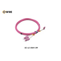 Patch Cord SC-LC MM OM4 Duplex ยาว 3 เมตร