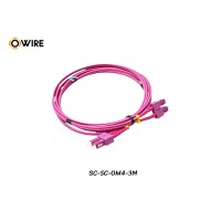 Patch Cord SC-SC MM OM4 Duplex ยาว 3 เมตร