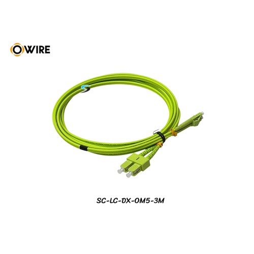Patch Cord SC-LC MM OM5 Duplex ยาว 3 เมตร