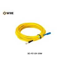 Patch Cord SC-FC (UPC) SM Simplex ยาว 20 เมตร