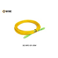 Patch Cord SC-SC (APC) SM Simplex ยาว 20 เมตร Patch Cord SC-SC (APC) SM Simplex ยาว 20 เมตร