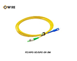 Patch Cord FC/APC-SC/UPC SM Simplex ยาว 3 เมตร