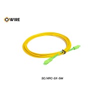 Patch Cord SC-SC (APC) SM Simplex ยาว 5 เมตร Patch Cord SC-SC (APC) SM Simplex ยาว 5 เมตร