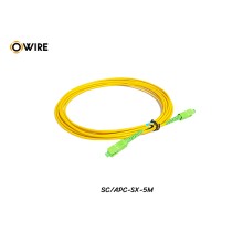 Patch Cord SC-SC (APC) SM Simplex ยาว 5 เมตร