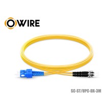 Patch Cord SC-ST (UPC) SM Duplex ยาว 3 เมตร