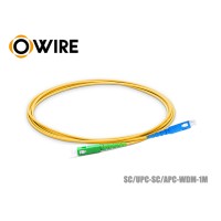 Patch Cord SC/APC-SC/UPC SM Simplex ยาว 1 เมตร