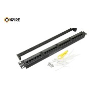 OWIRE PATCH PANEL CAT6 24 PORT 1U OWIRE PATCH PANEL CAT6 24 PORT 1U