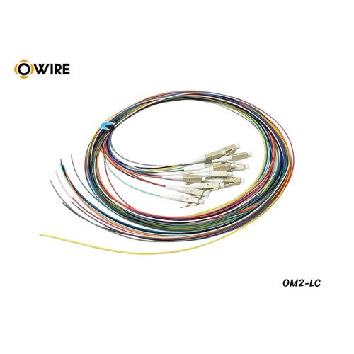 Pigtail 12 Core LC/UPC MM OM2 0.9mm 1.5 เมตร