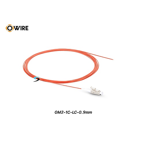 Pigtail 1 Core LC/UPC MM OM2 0.9mm ยาว 1.5 เมตร