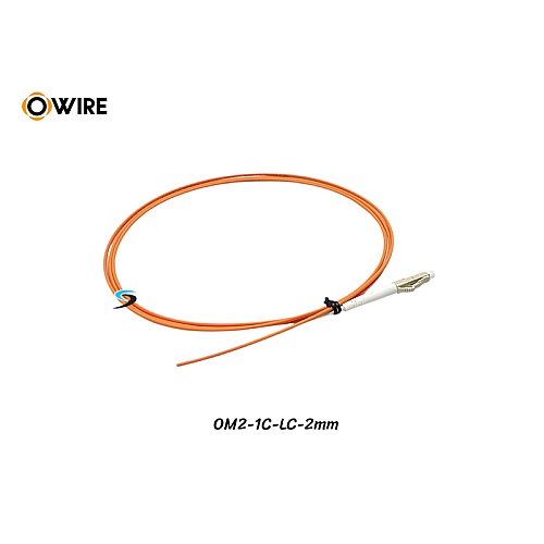 Pigtail 1 Core LC/UPC MM OM2 2mm ยาว 1.5 เมตร