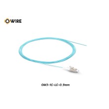 Pigtail 1 Core LC/UPC MM OM3 0.9mm ยาว 1.5 เมตร