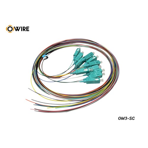 Pigtail 12 Core SC/UPC MM OM3 0.9mm ยาว 1.5 เมตร