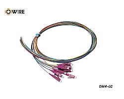 Pigtail 12 Core LC/UPC MM OM4 0.9mm ยาว 1.5 เมตร