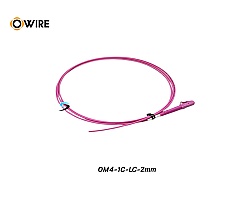 Pigtail 1 Core LC/UPC MM OM4 2mm ยาว 1.5 เมตร