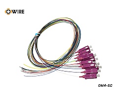 Pigtail 12 Core SC/UPC MM OM4 0.9mm ยาว 1.5 เมตร