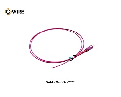Pigtail 1 Core SC/UPC MM OM4 2mm ยาว 1.5 เมตร