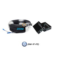 สายไฟเบอร์ออฟติก 1 Core 250 เมตร + Media BIDI 10/100