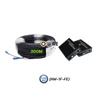 สายไฟเบอร์ออฟติก 1 Core 300 เมตร + Media BIDI 10/100