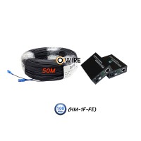 สายไฟเบอร์ออฟติก 1 Core 50 เมตร + Media BIDI 10/100