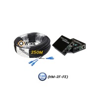 สายไฟเบอร์ออฟติก 2 Core 250 เมตร + Media DX 10/100