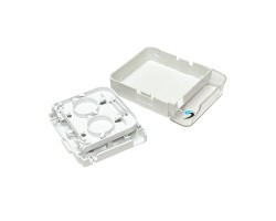กล่องพักสายไฟเบอร์ออฟติก 1 Core Indoor (มีฝาปิด)