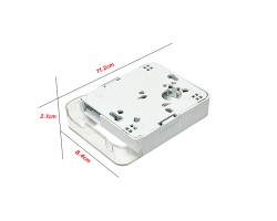 กล่องพักสายไฟเบอร์ออฟติก 2 Core Indoor (มีฝาปิด)