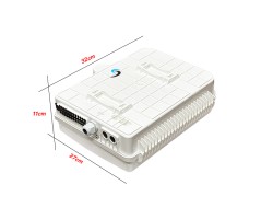กล่องพักสายไฟเบอร์ออฟติก 24 Core Outdoor