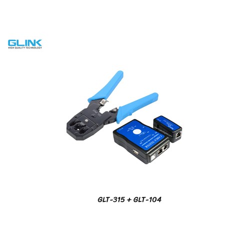 GLINK คีมย้ำหัวแลน GLT-315 + เครื่องทดสอบ GLT-104